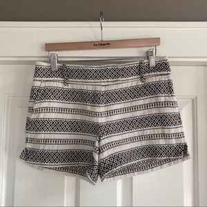 Ann Taylor Cotton Jacquard Shorts, small 0